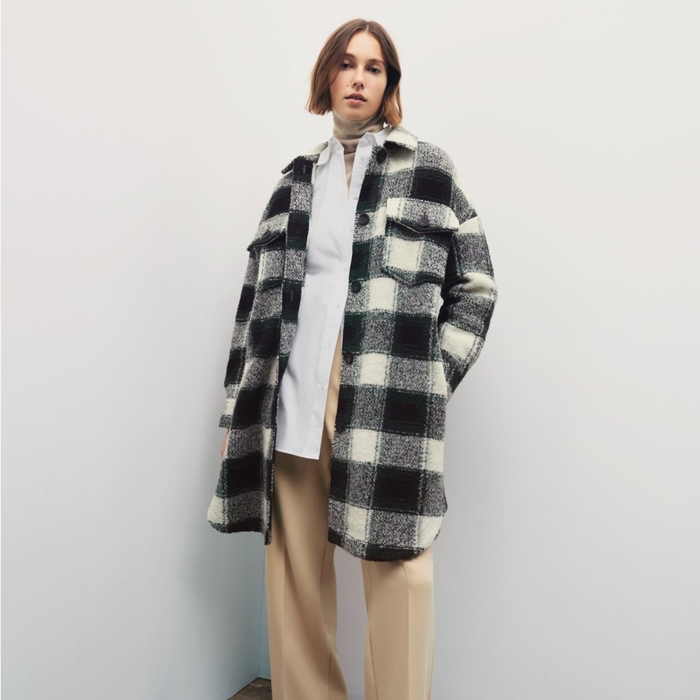 Zara Plaid Flannel Overshirt